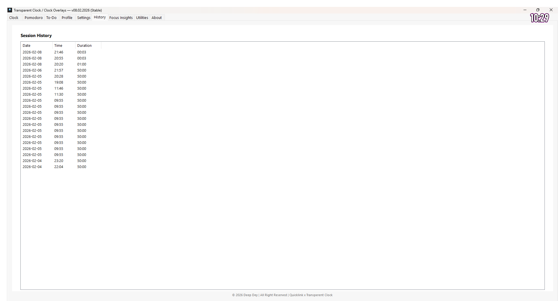 Privacy and settings preview